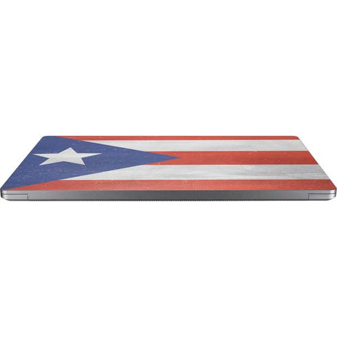 Puerto Rico Flag Distressed Laptop Skins